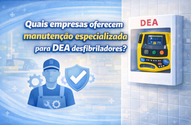 Quais empresas oferecem manutenção especializada para DEA desfibriladores?