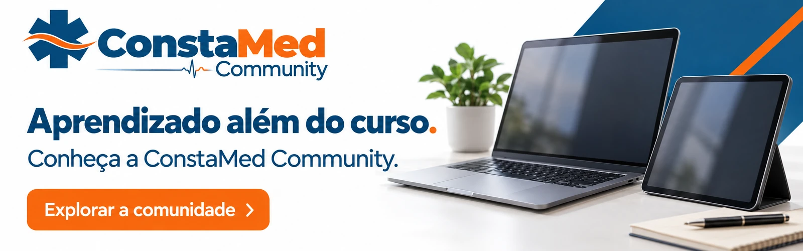 Conheça os cursos e materiais da ConstaMed Community
